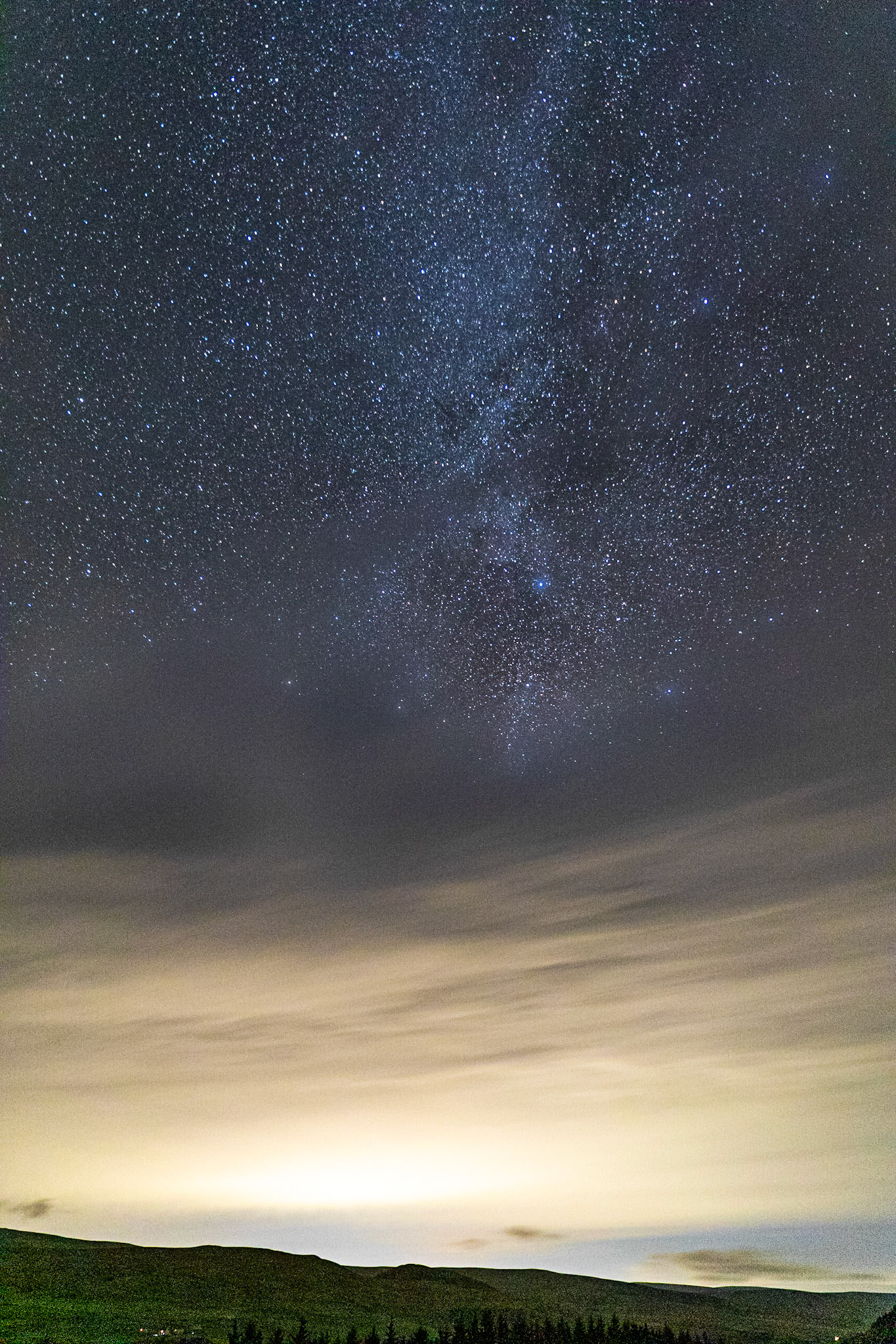 Shooting for the stars, Alston, North Pennines
