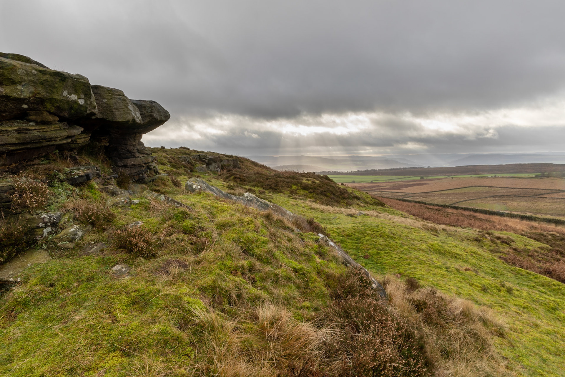 View south from White Edge