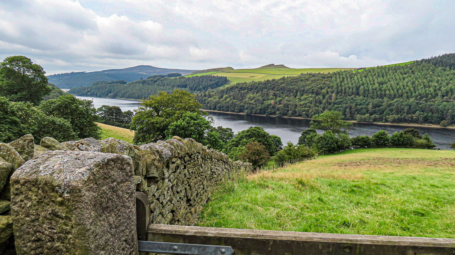 View on upper part Ladybower Reservoir, from Grindle Barn, Upper Derwent Valley, Derbyshire