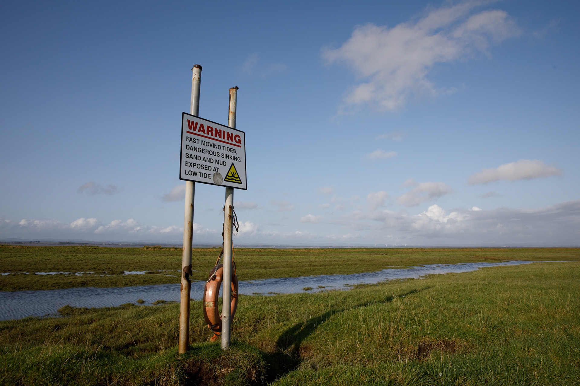 Warning signage