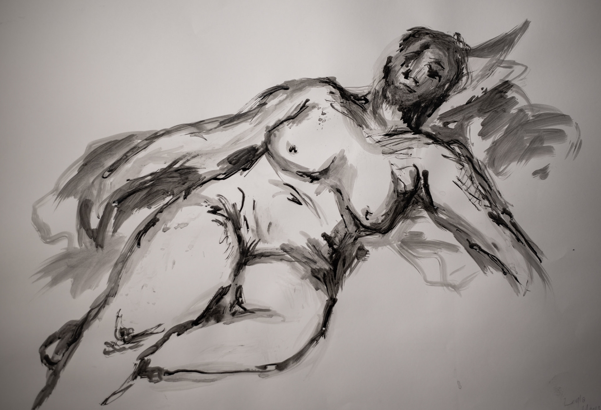 Ink, 42 x 59.4 cm