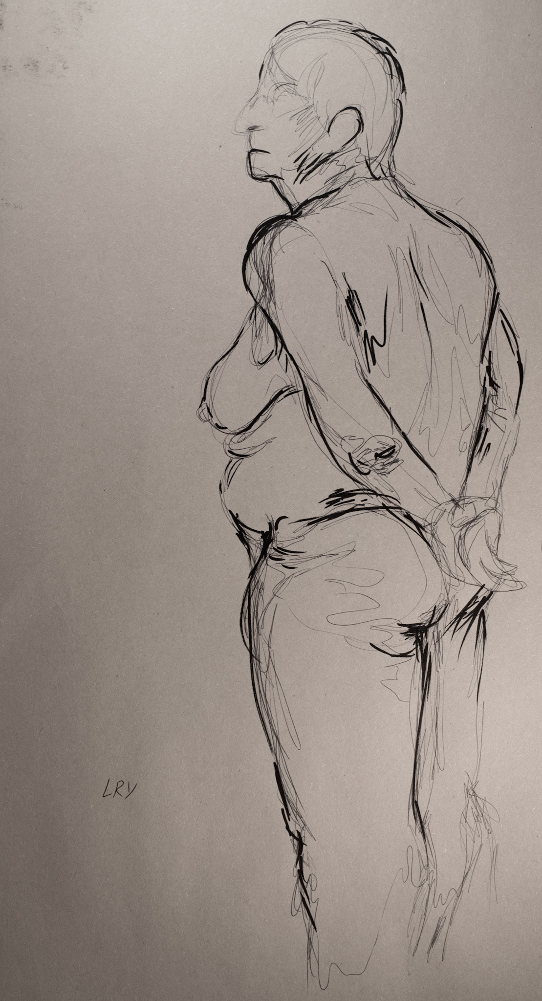 Pen, 42 x 59.4 cm