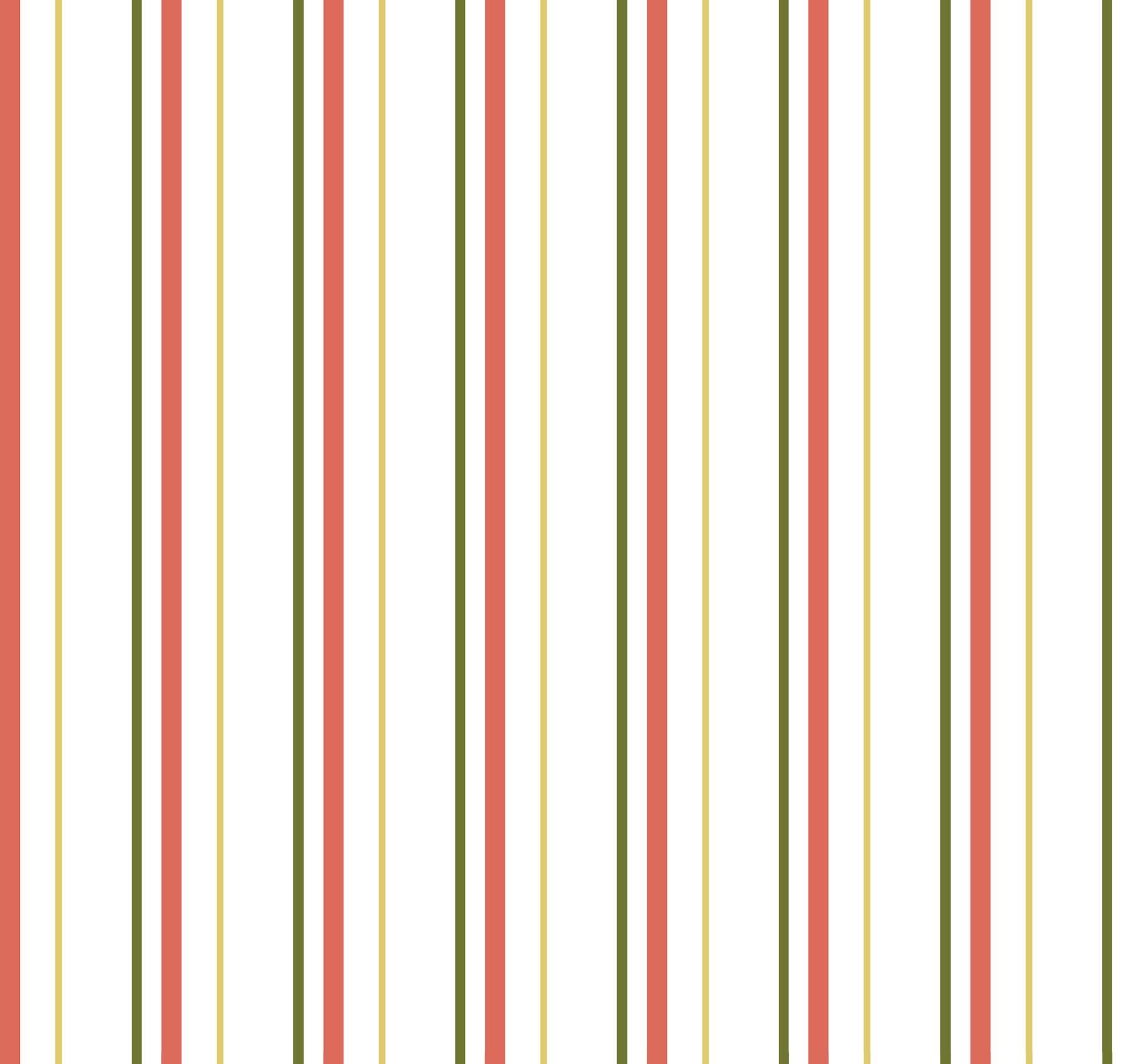 Pumpkin White Stripe