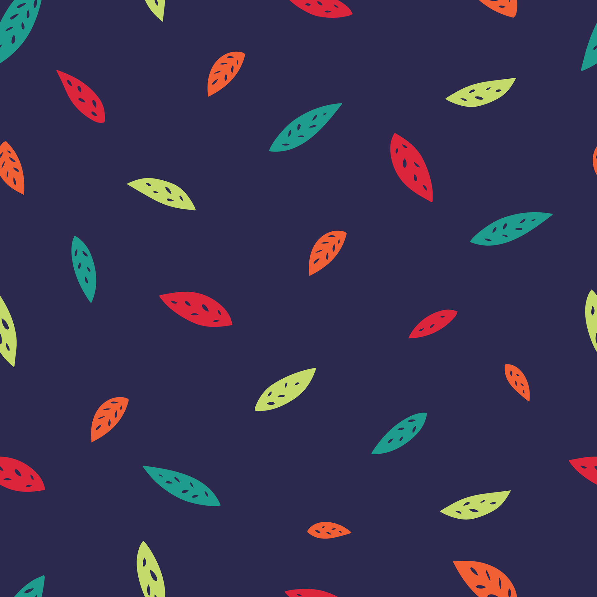 Floating Palms on Midnight