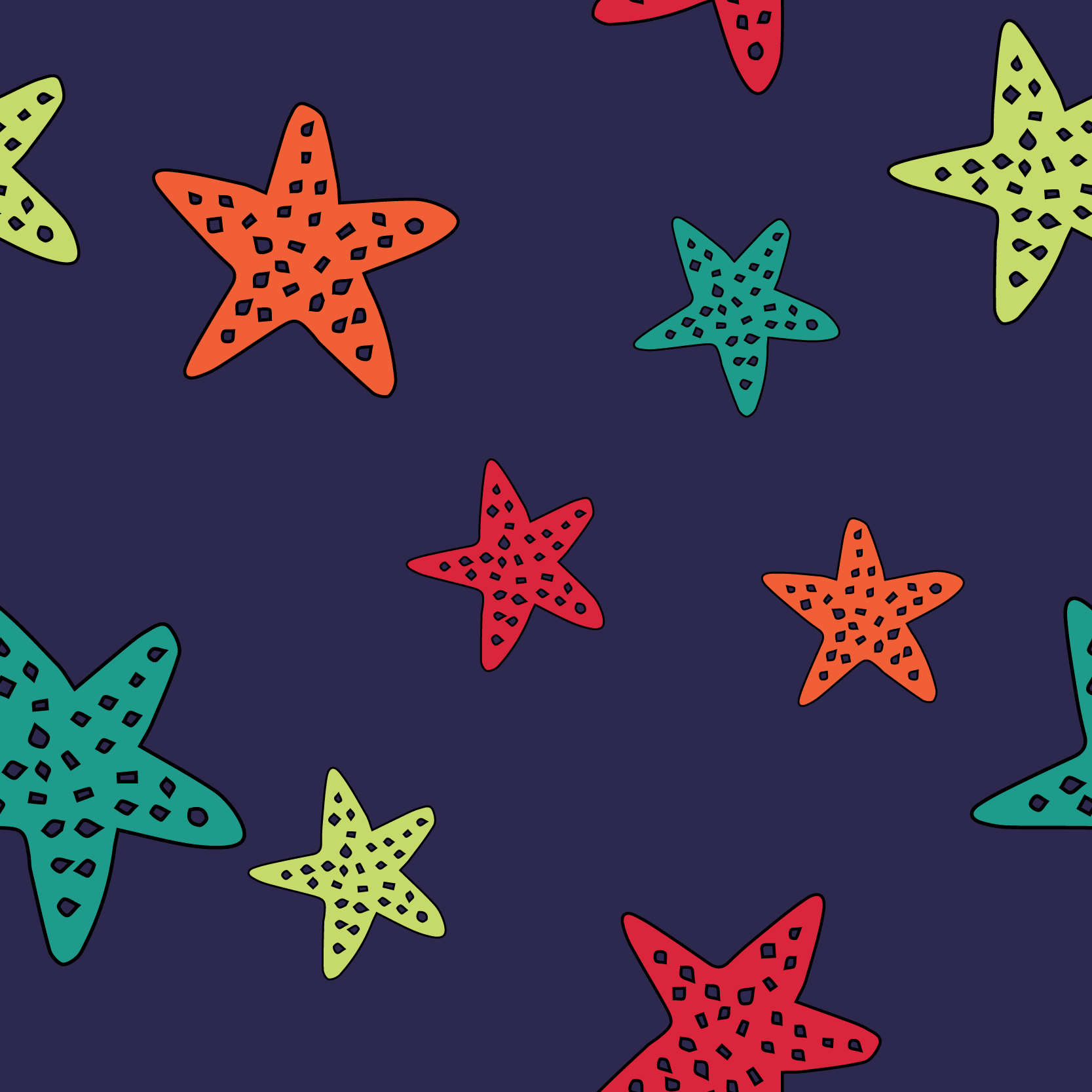 Starfish on Midnight