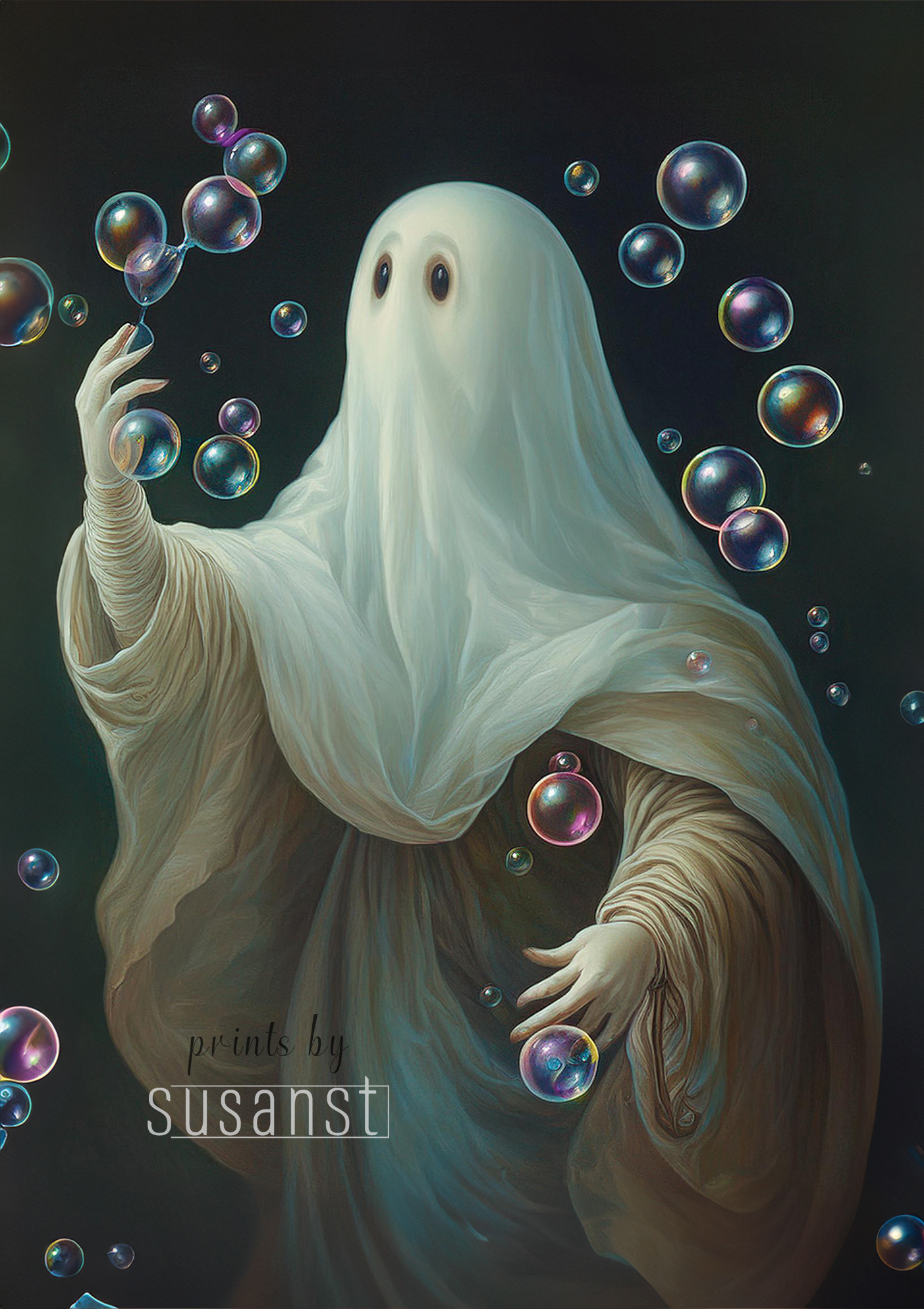 Ghost Feeling Bubbles