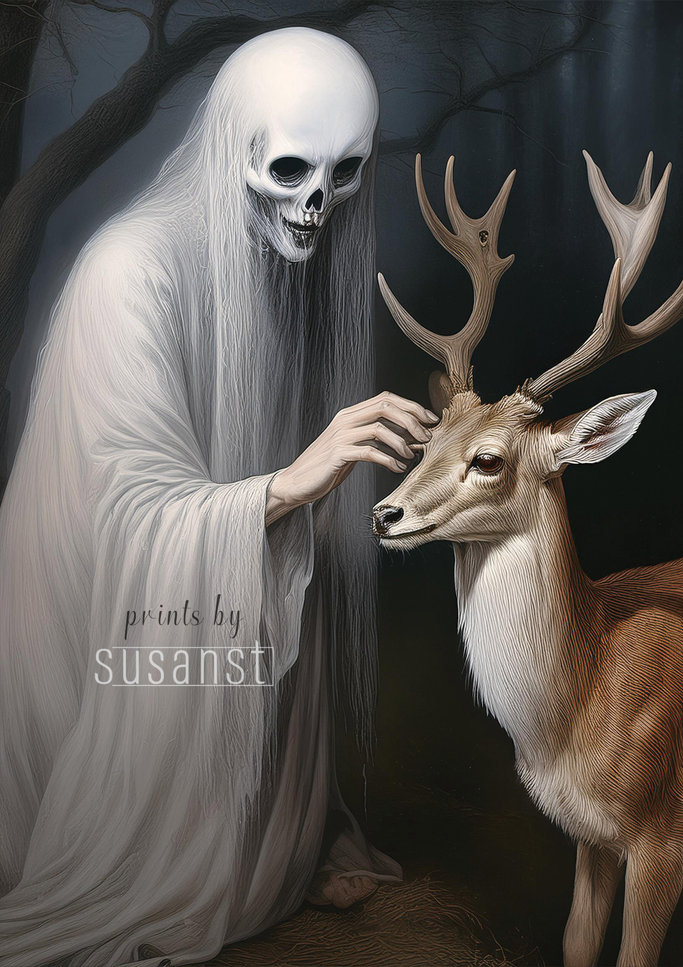 Ghost And Deer