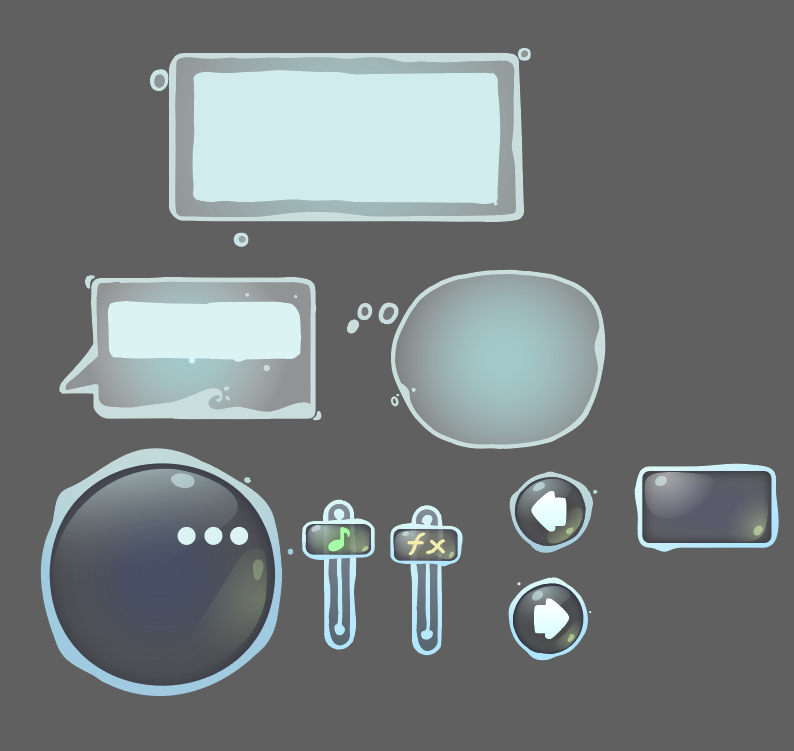 UI design assets designed in conjunction to ArtCenter art directors.
