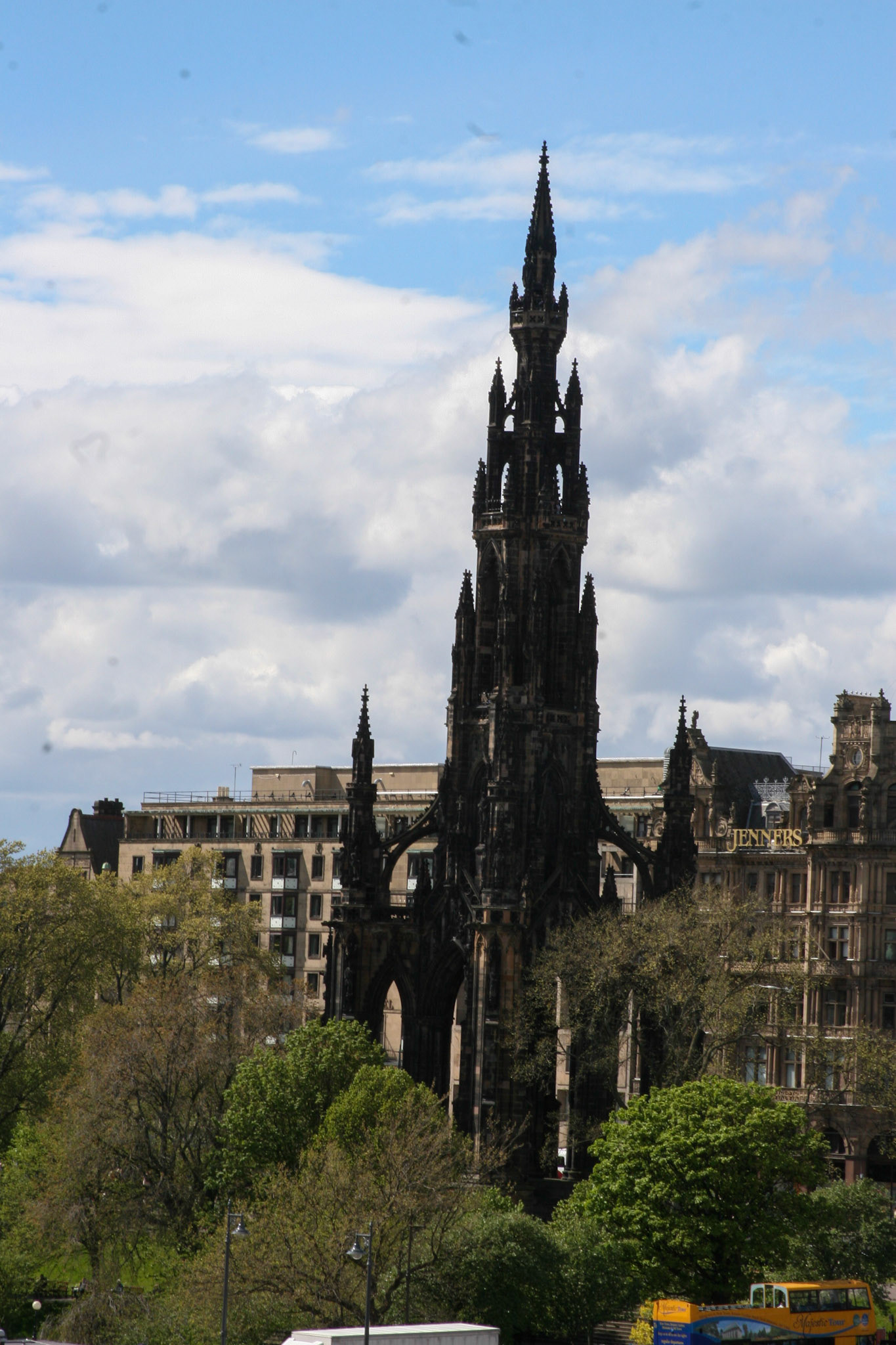 The Scott Monument in Edinburgh