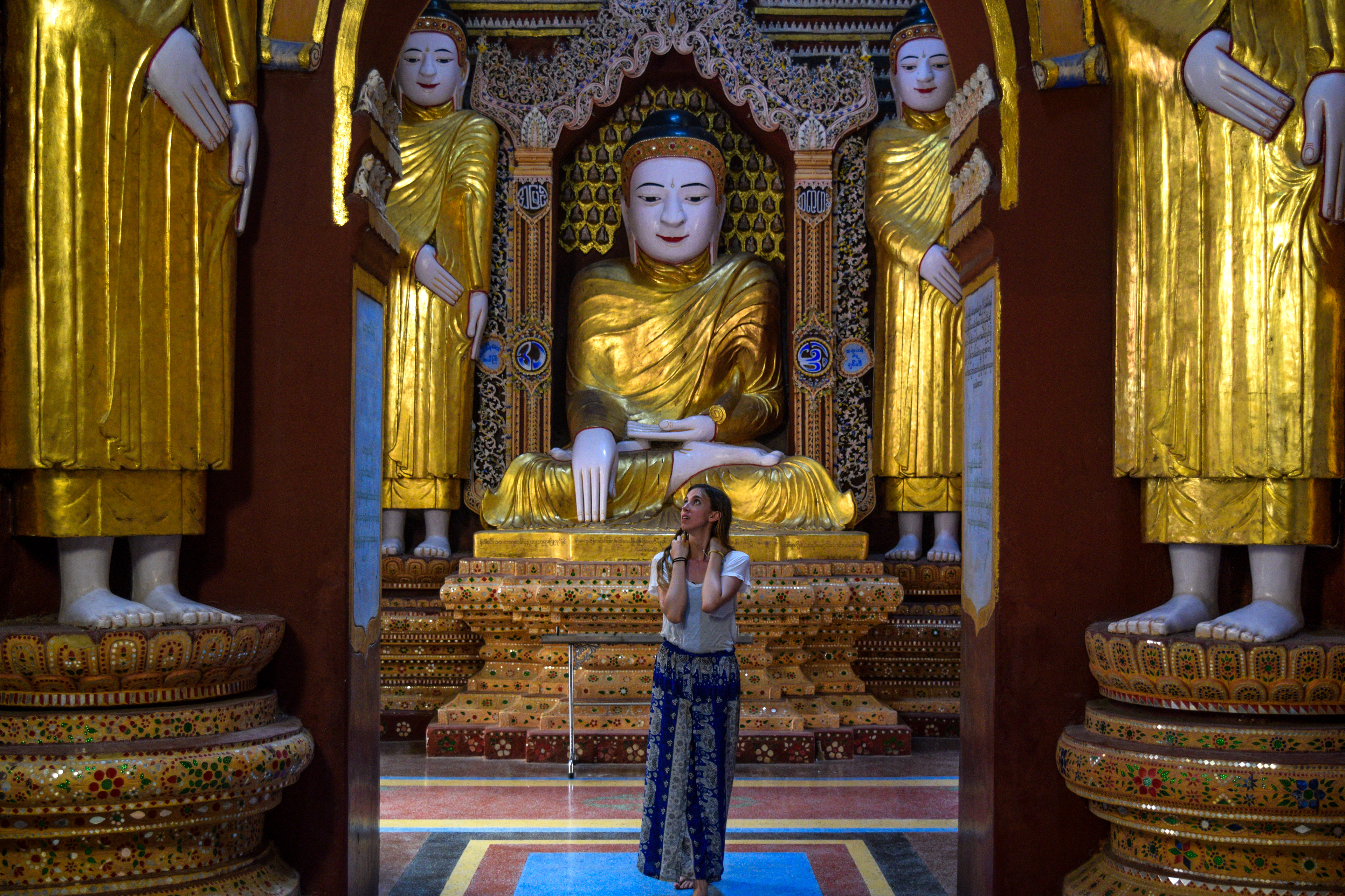 100000 Buddhas in Thanboddhay temple in Monywa, Myanmar