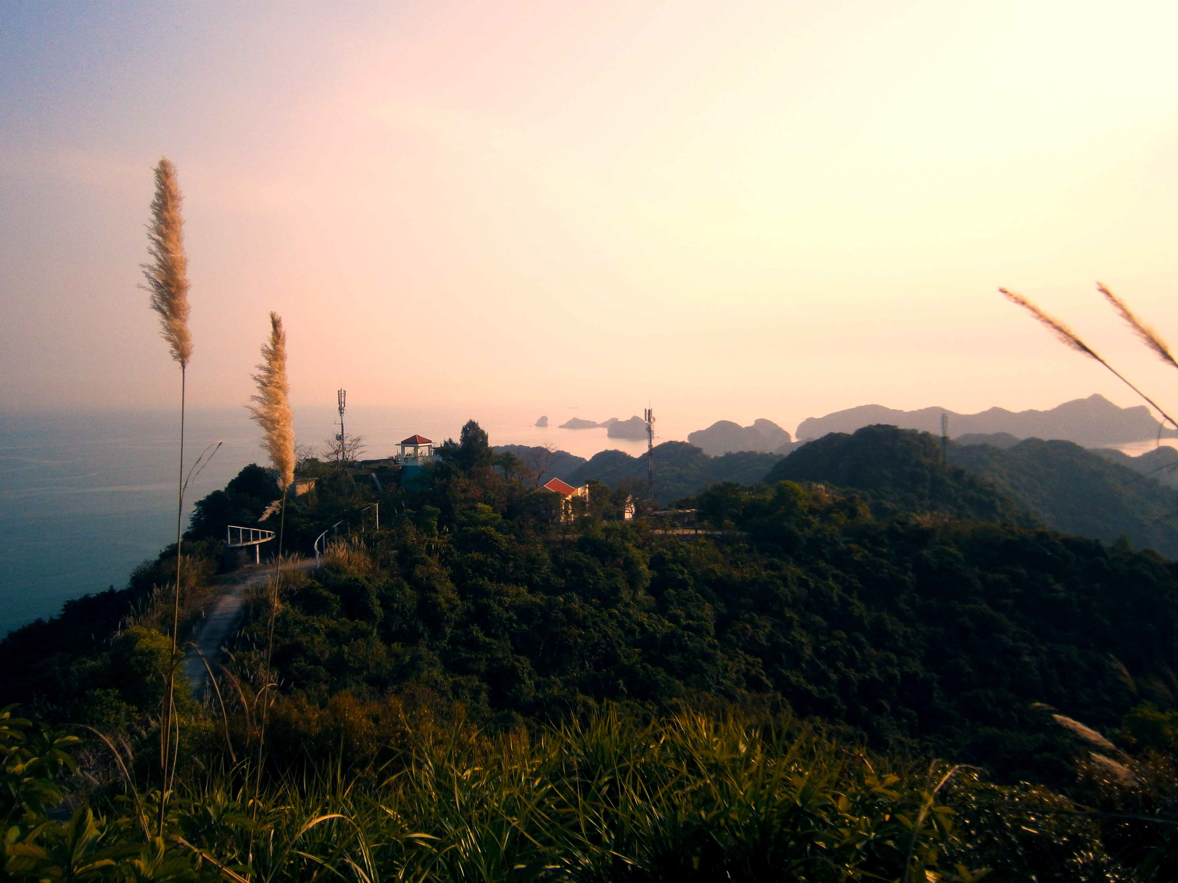 Sunset over Ha Long Bay, Vietnam