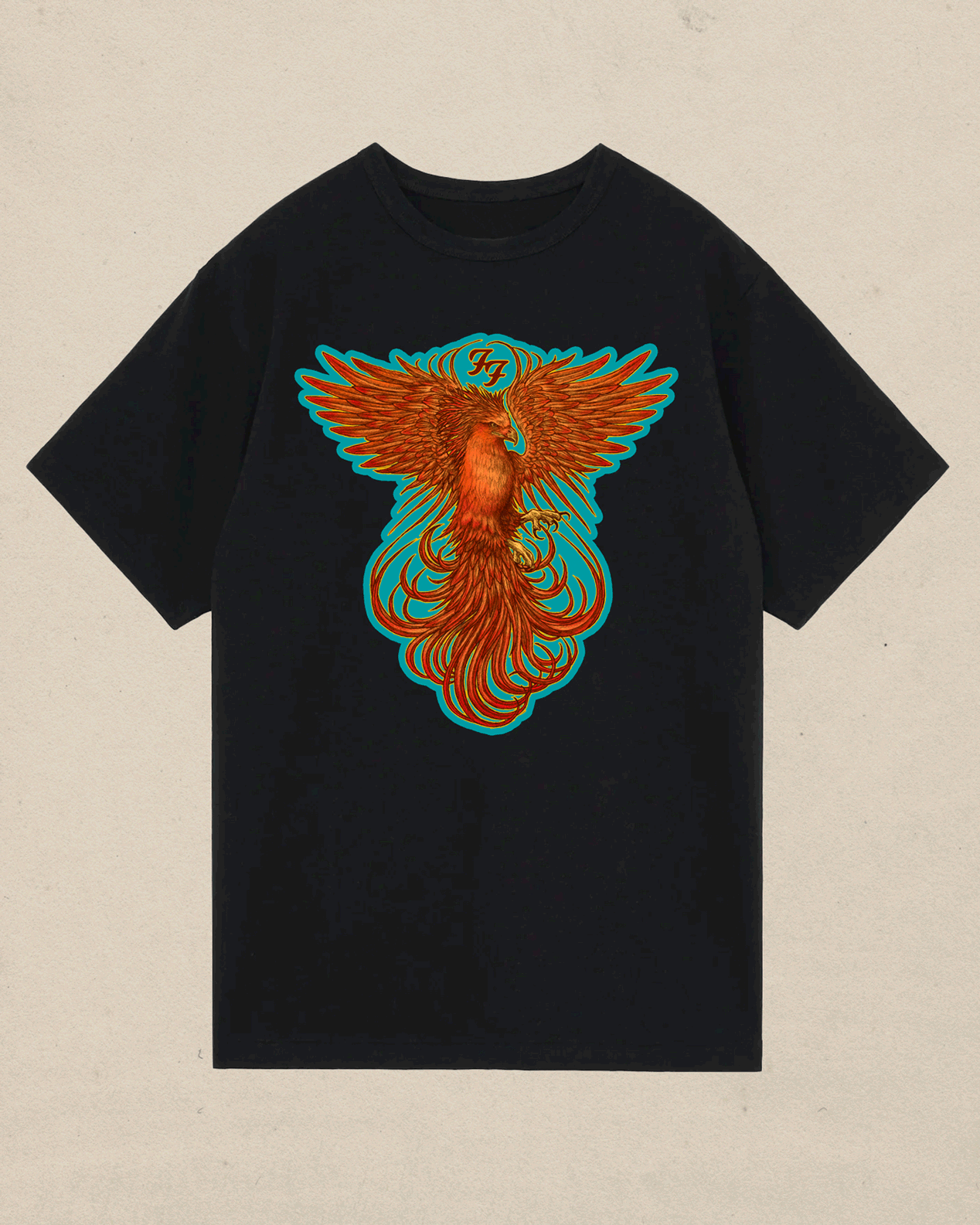 Official Concert T-Shirt Design I illustrated for the Foo Fighters for their Australian shows in 2023.