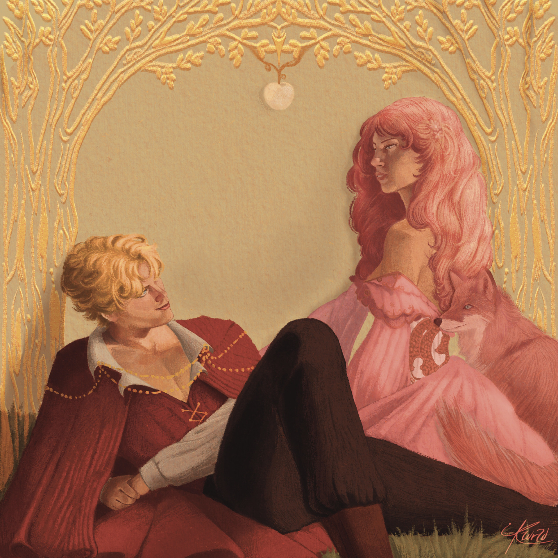 Personal project illustrating a character art for One Upon A Broken Heart by Stephanie Garber