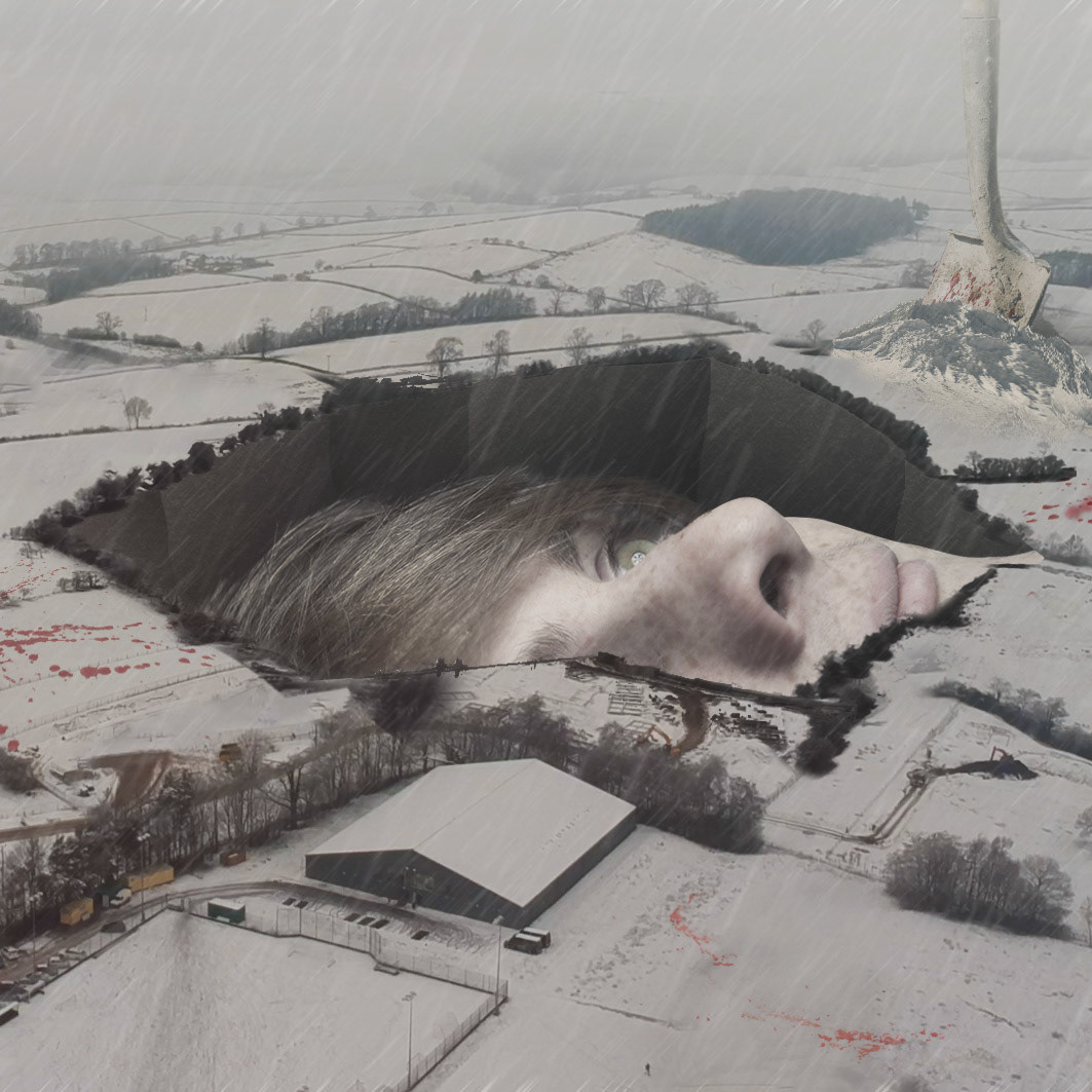 A surreal image from waking up early trying to remember the strands of the dream I had just been in