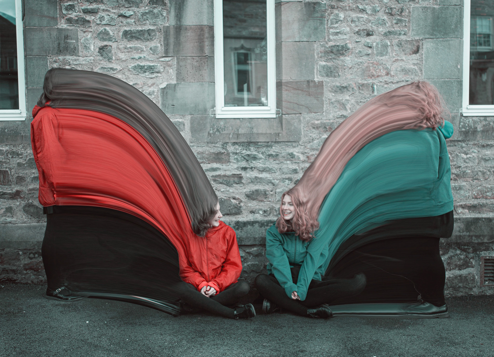 More tests of movement in a still image