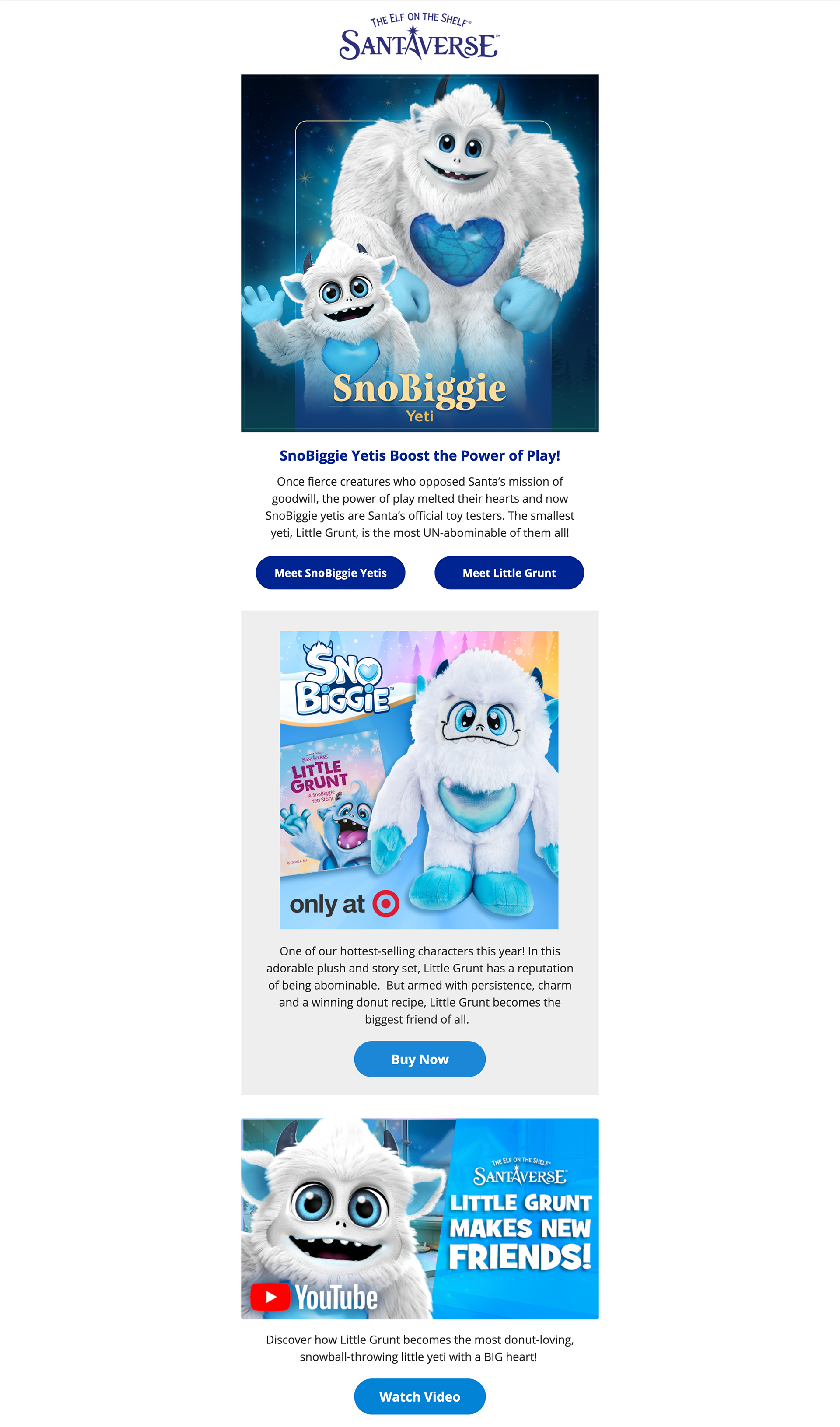 Santaverse: Brand Confusion Campaign: SnoBiggie Yeti