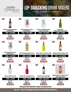 Promo Thursday Flyer: Drink Mixers