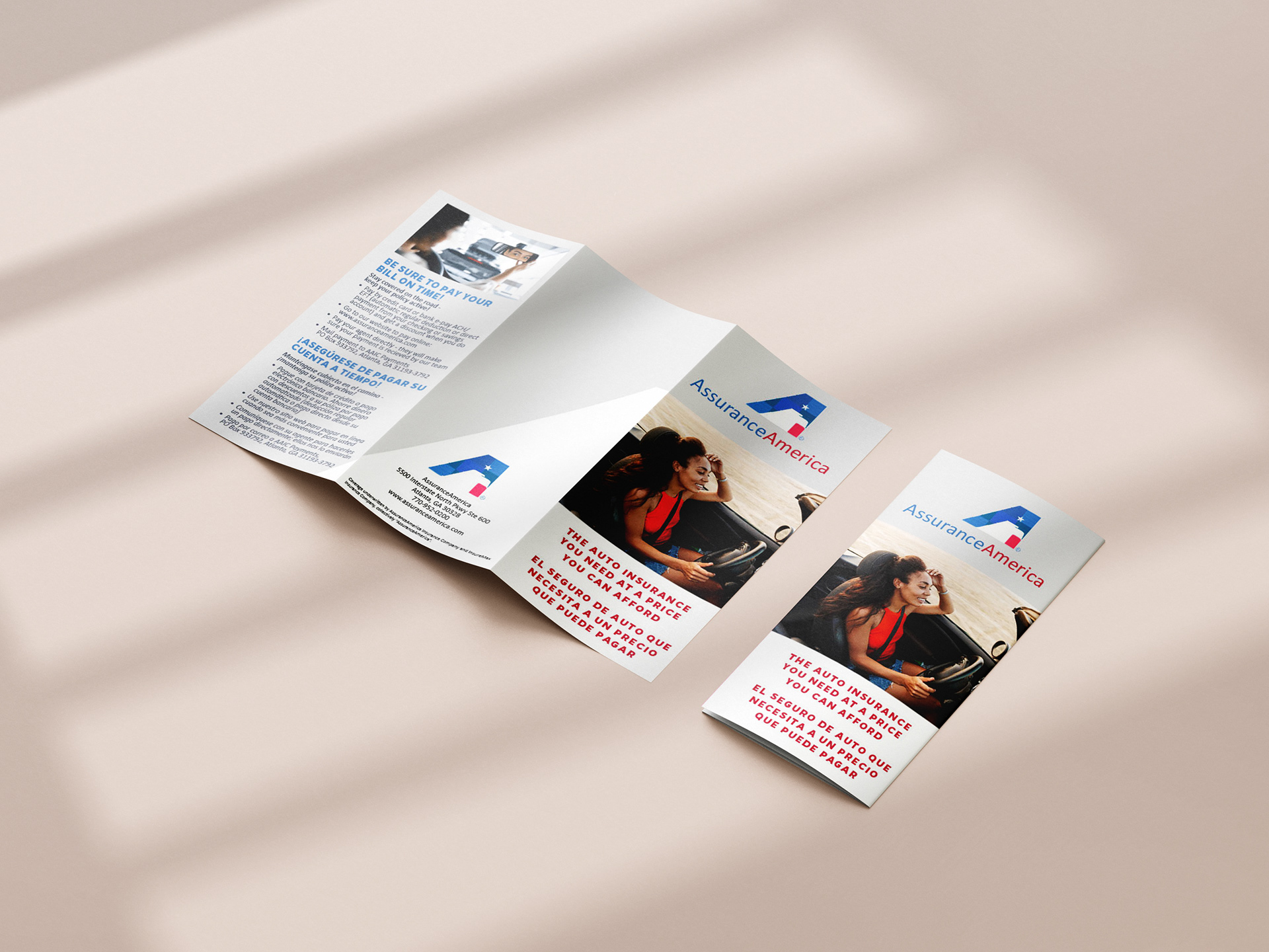 AssuranceAmerica Policy Jacket Tri-Fold Mockup