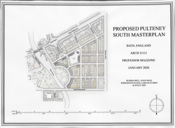 Proposed masterplan for Pulteney South