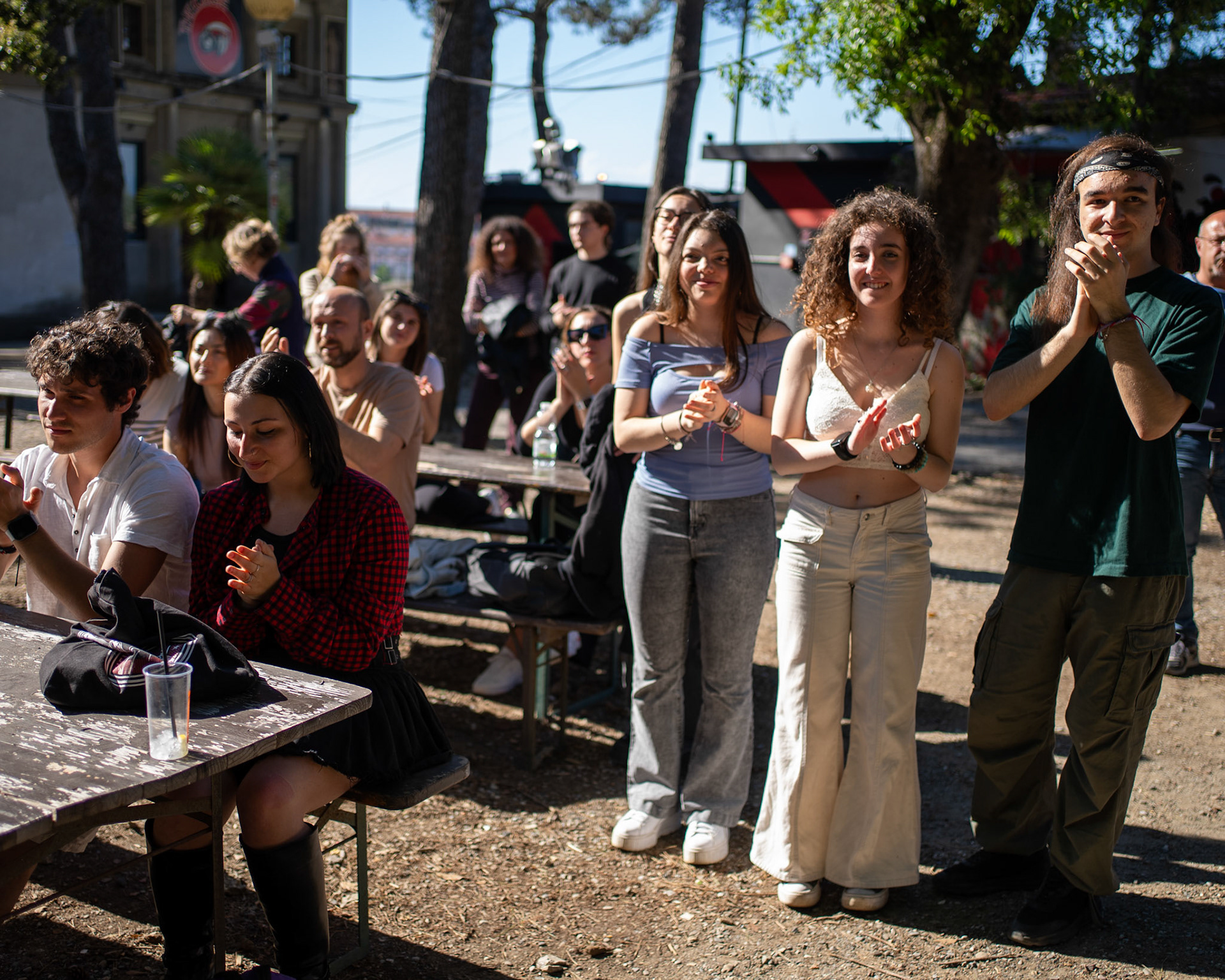 pubblico del prime onde festival a Livorno