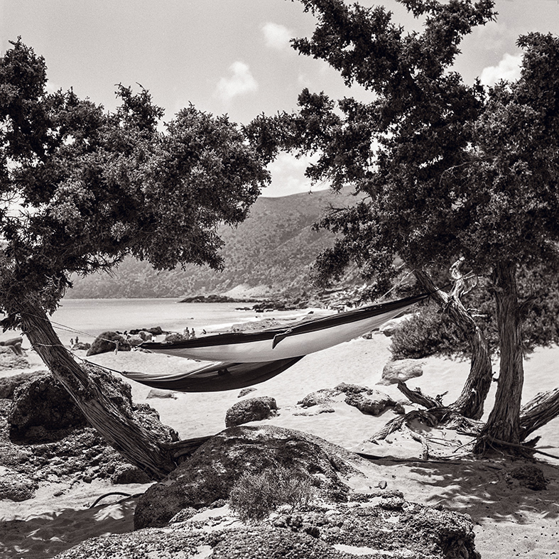 Plage sauvage, Crète.