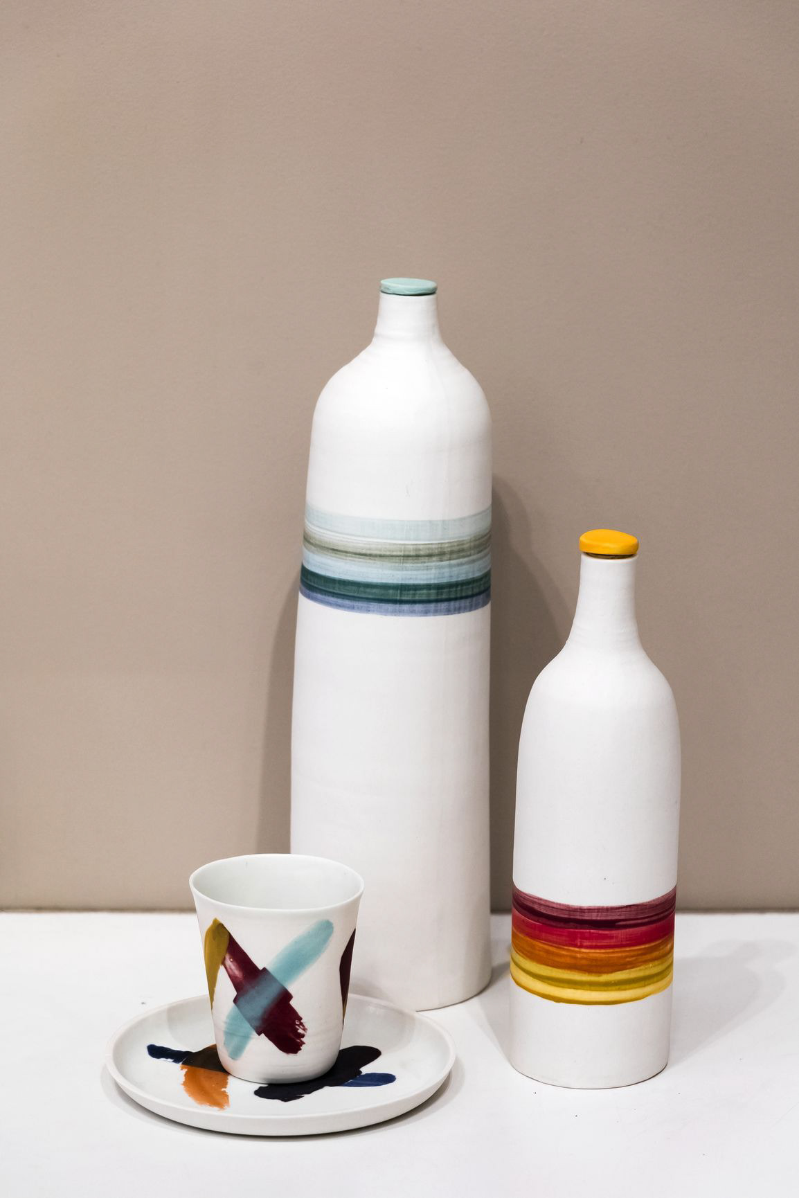 Bouteille Berlingot PM 84€ - GM 132€ - Gobelet Berlingot 30€ - Assiette à dessert Berlingot 30€