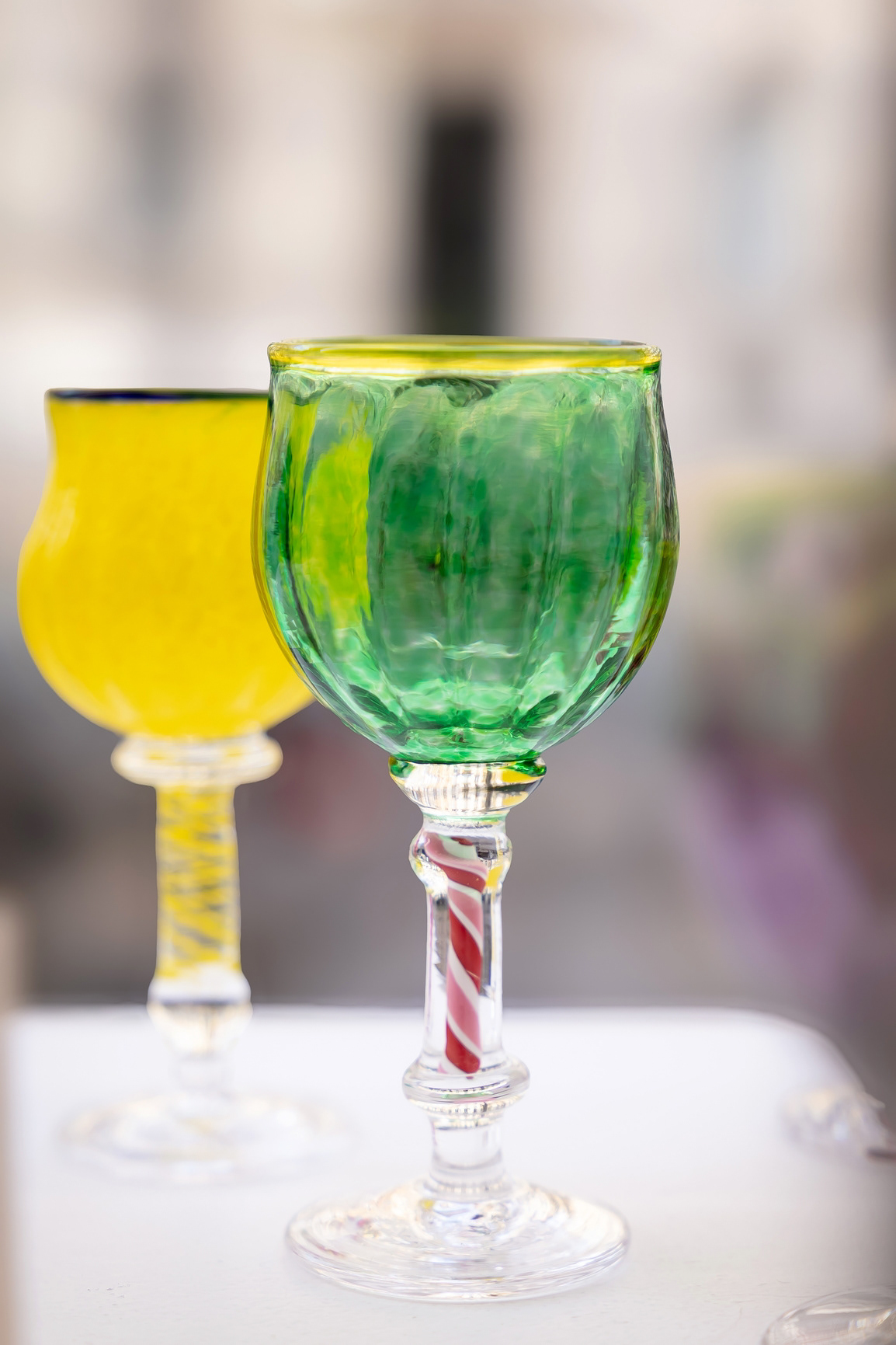 Petit verre avec filigrane - 85€