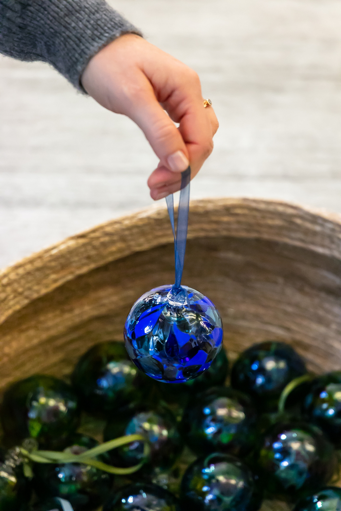 Boule de Noël en verre - 16€