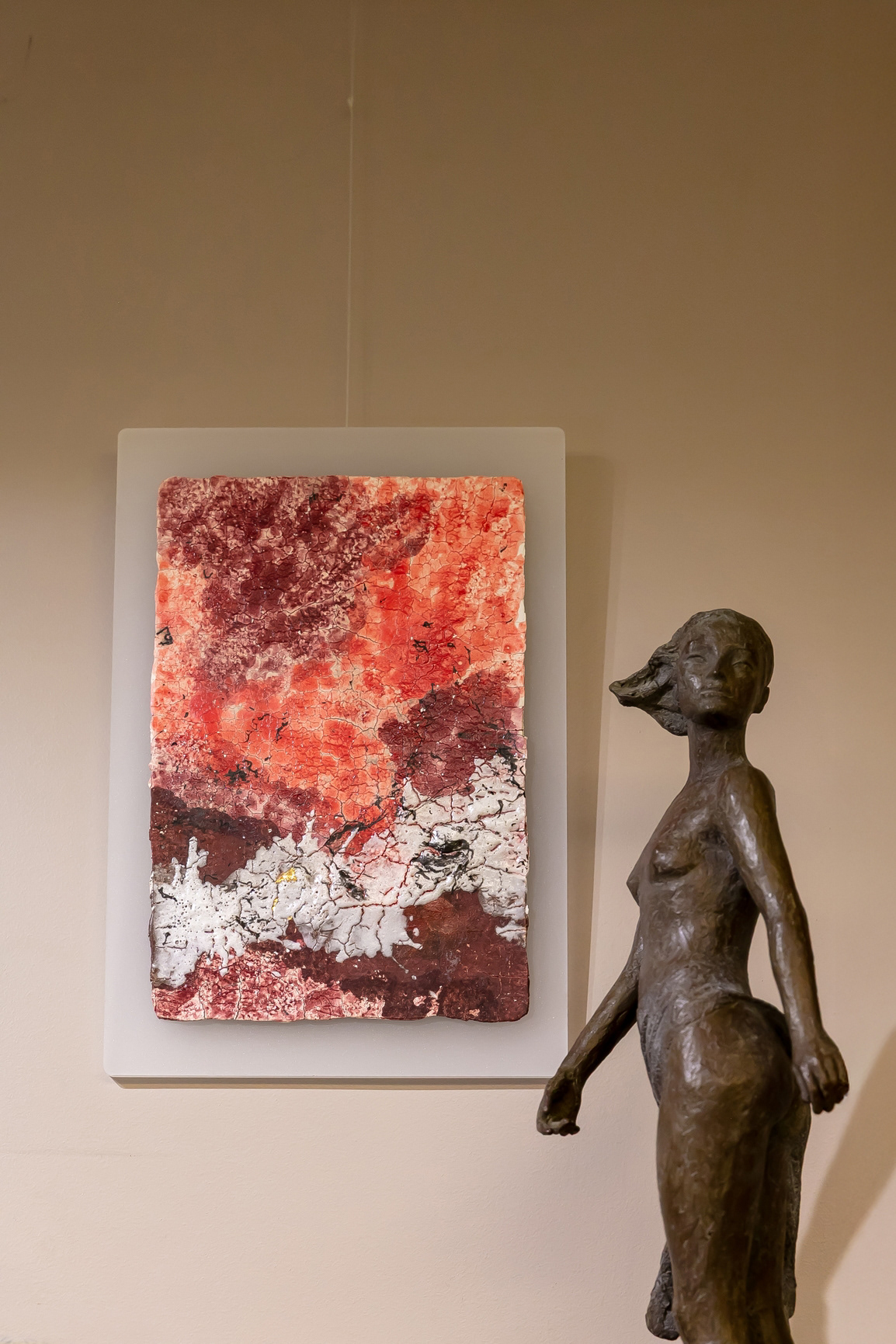 Toile d'Argile sur plexiglass - 350€