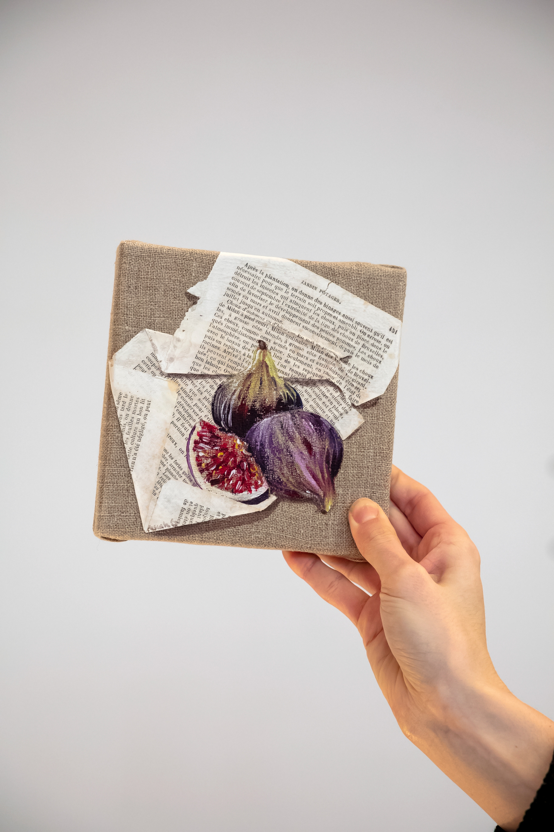 Tableau en lin et papier - A partir de 24€ jusqu'à 110€