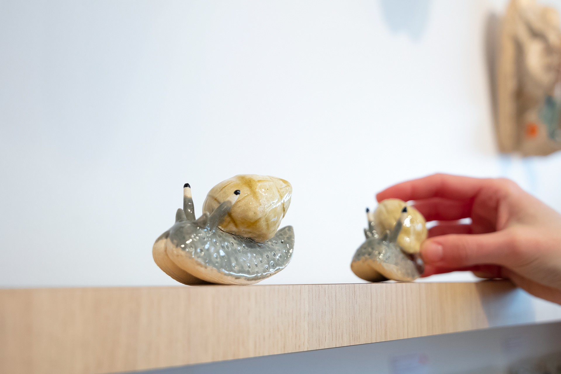Escargot en grès émaillé - 52 €