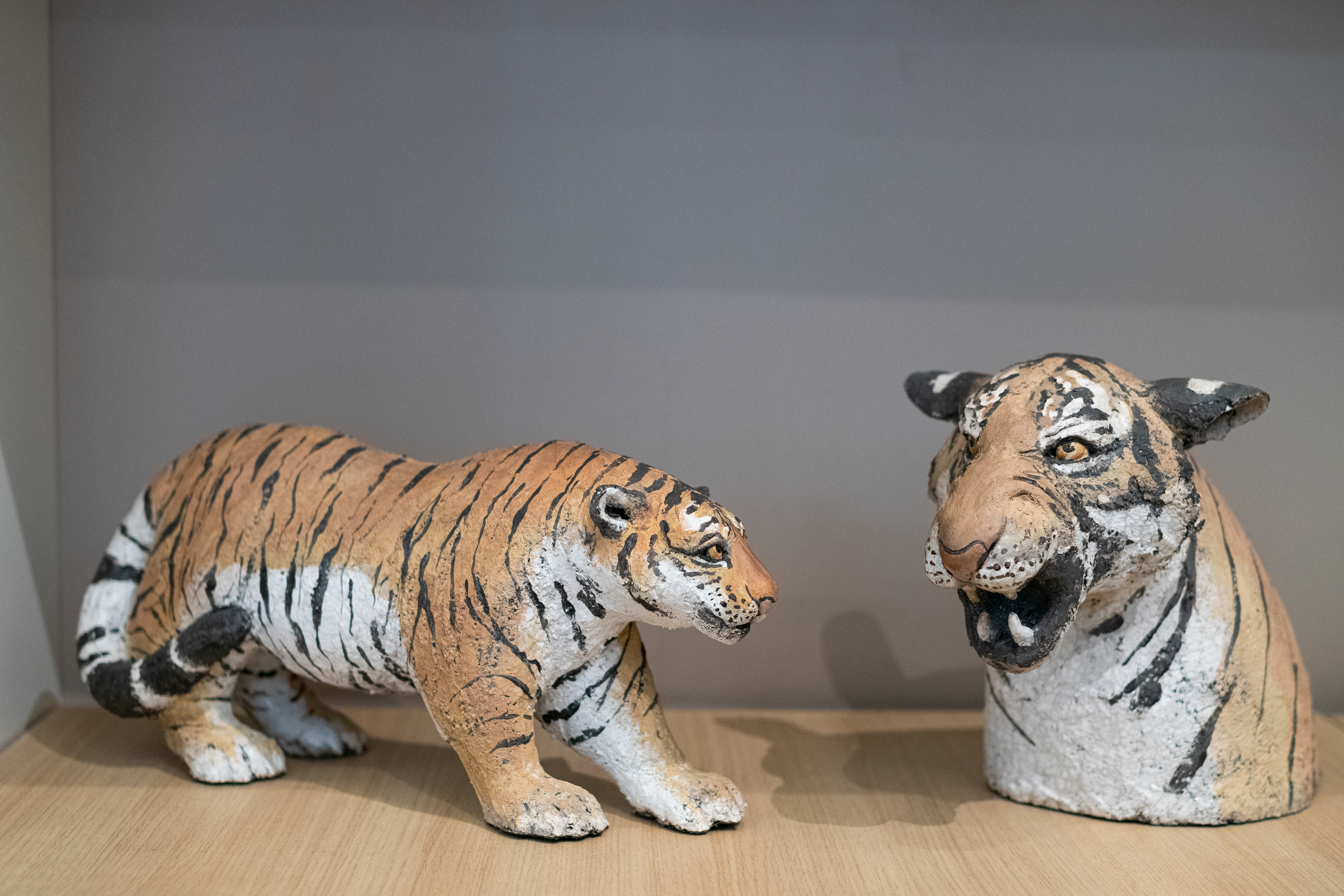 Sculpture Tigre et Tête de Tigre - 1300€