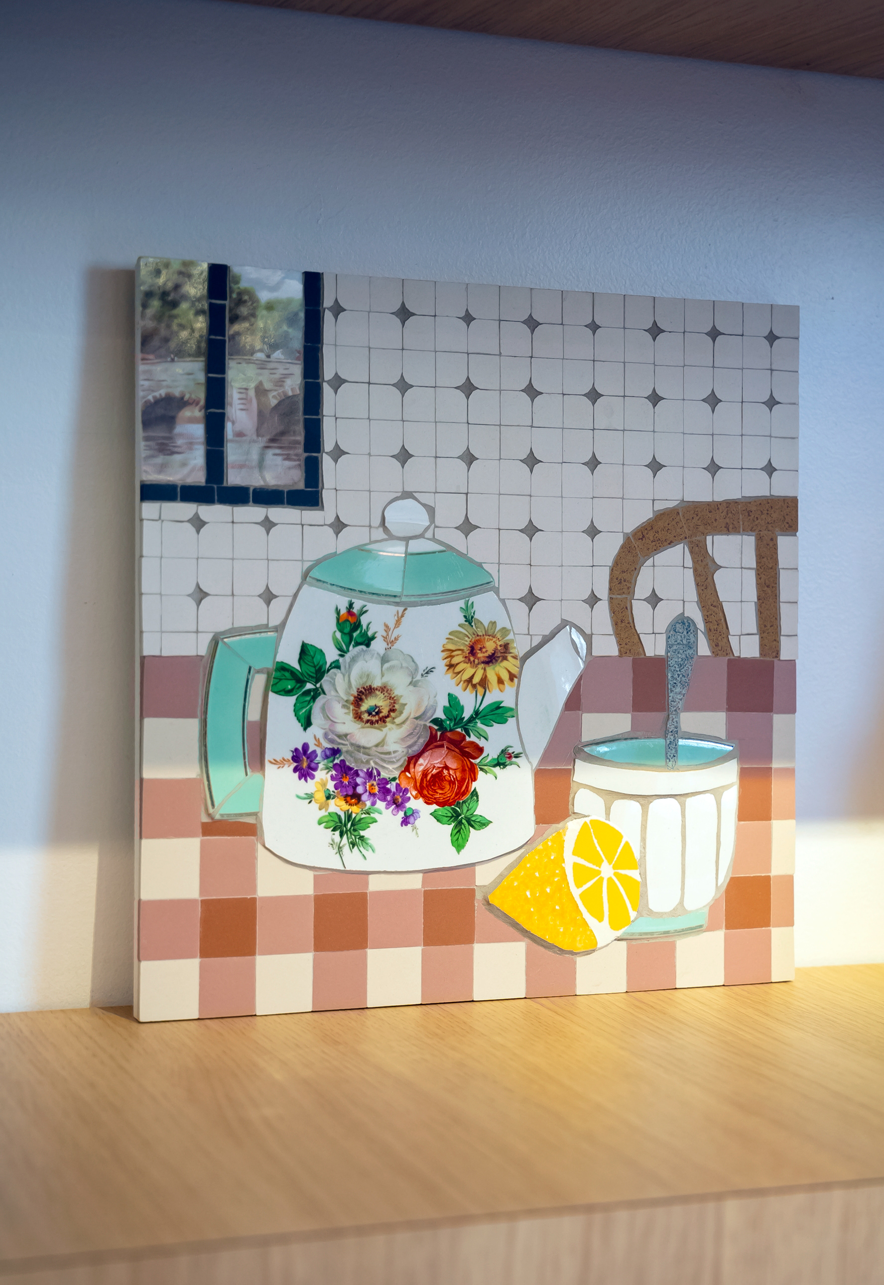 Tableau "Pause thé" - 120 €