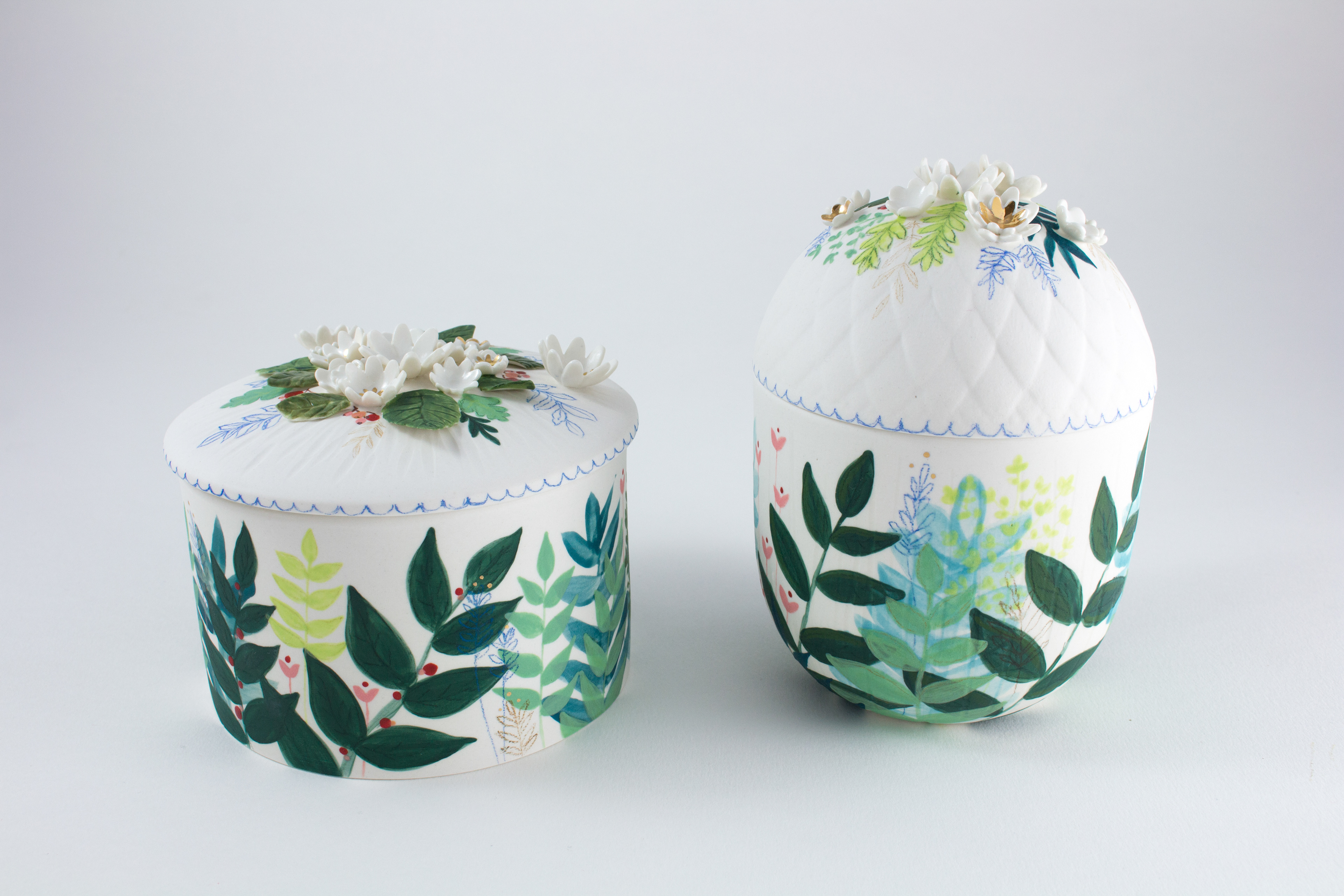 Boite à trésors en porcelaine - 360€