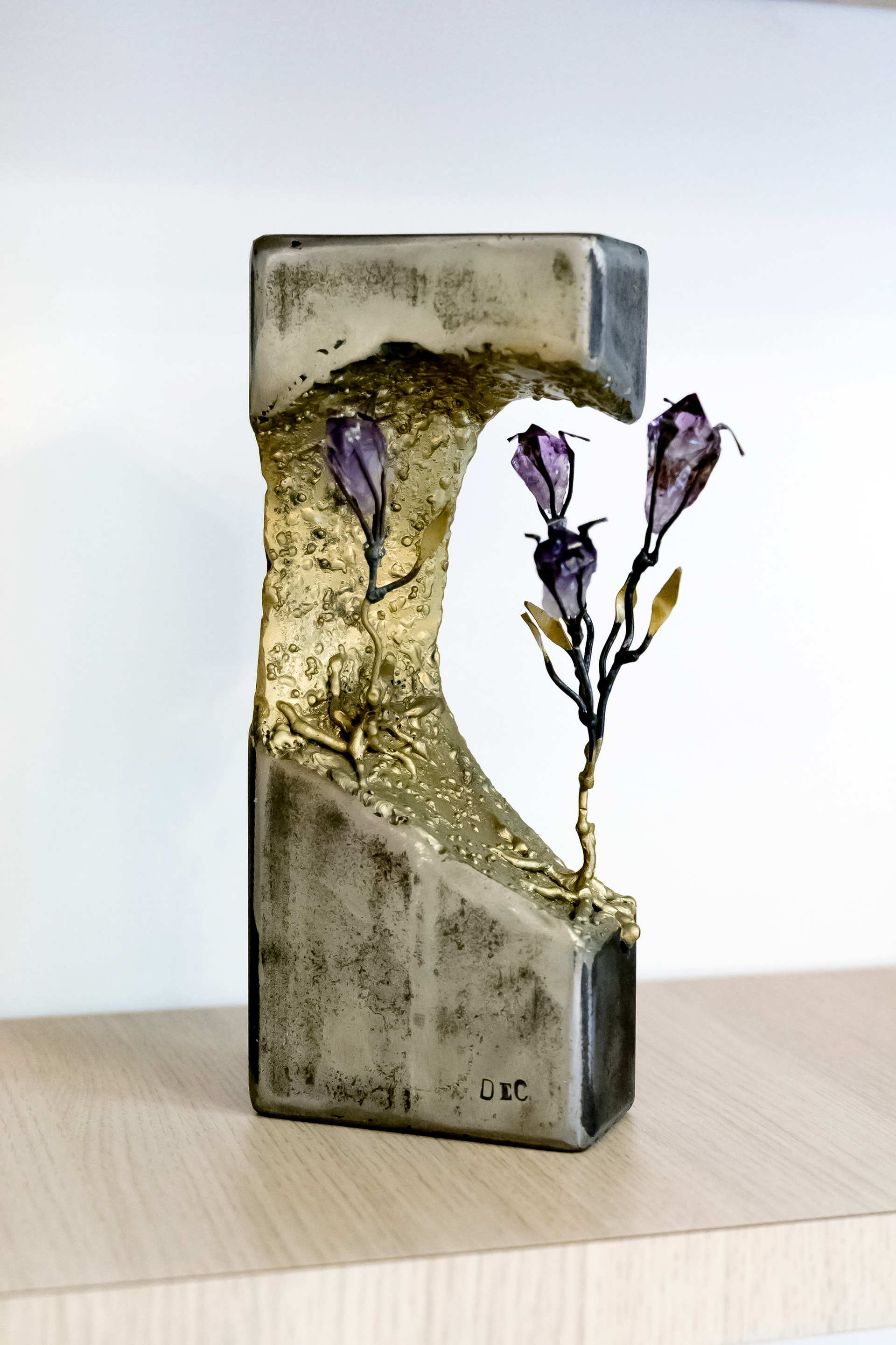 Fleurs d'acier et d'améthyste - 490€