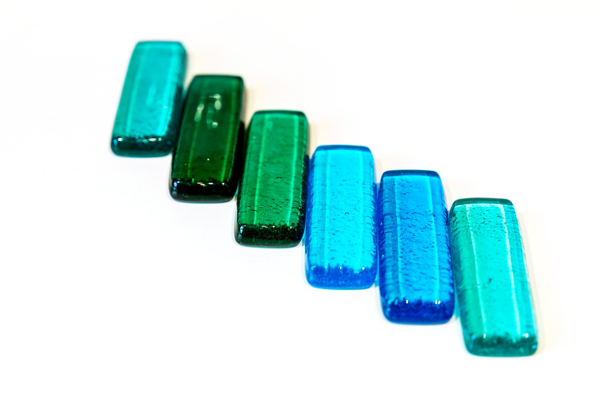 Lot de 6 porte-couteaux en verre - 62€