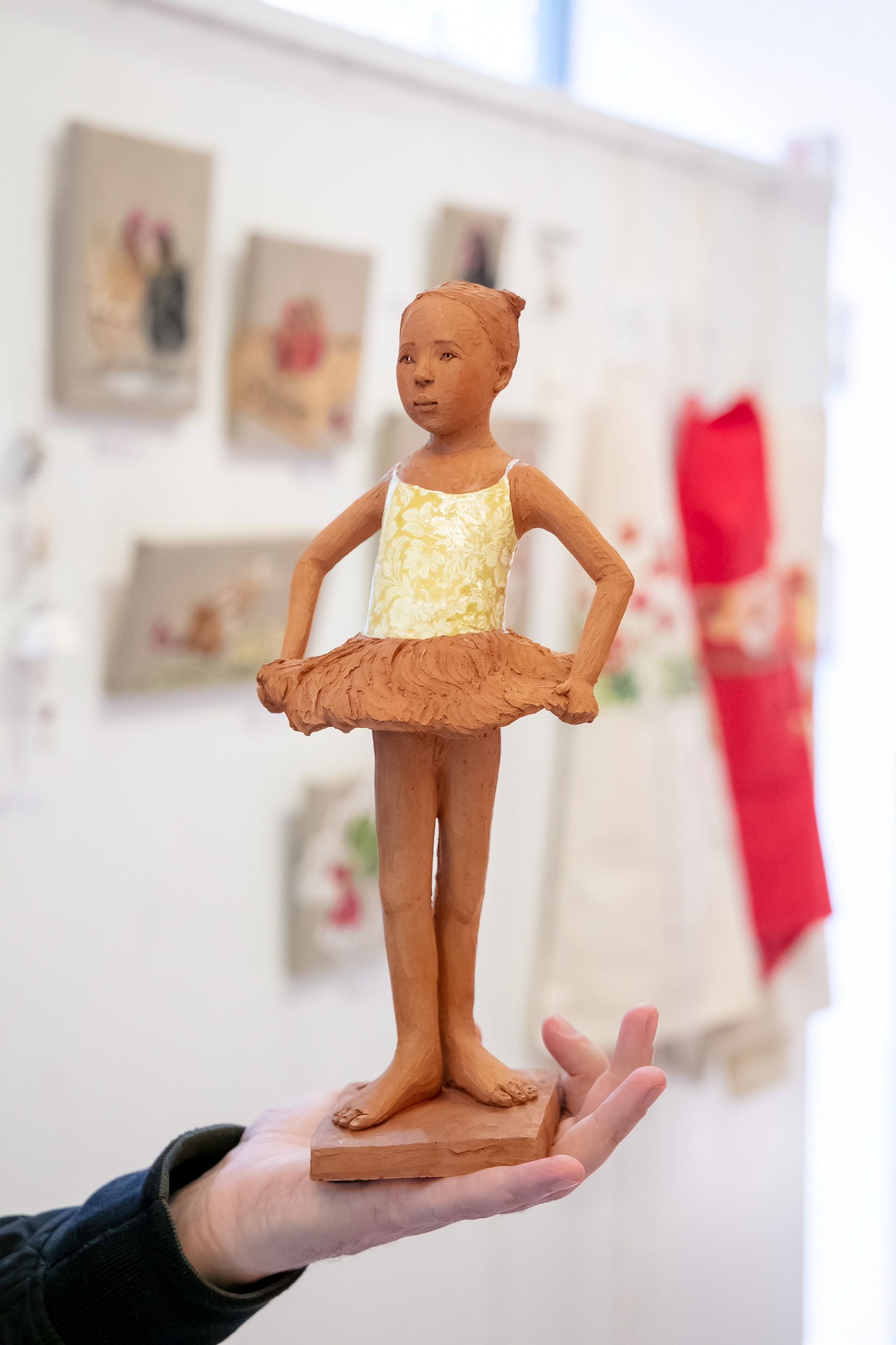 "Petit Rat" sculpture en argile - 650 €