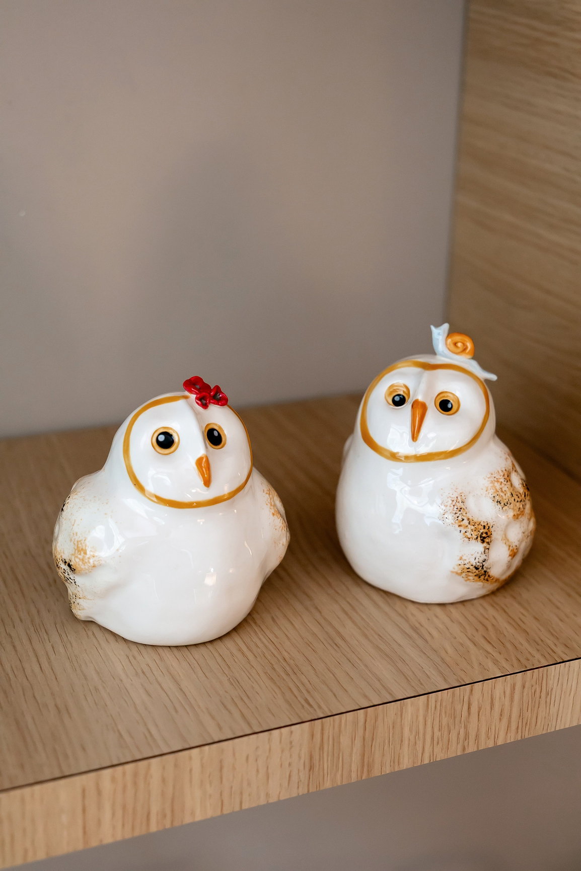 Chouette en faïence - 39€