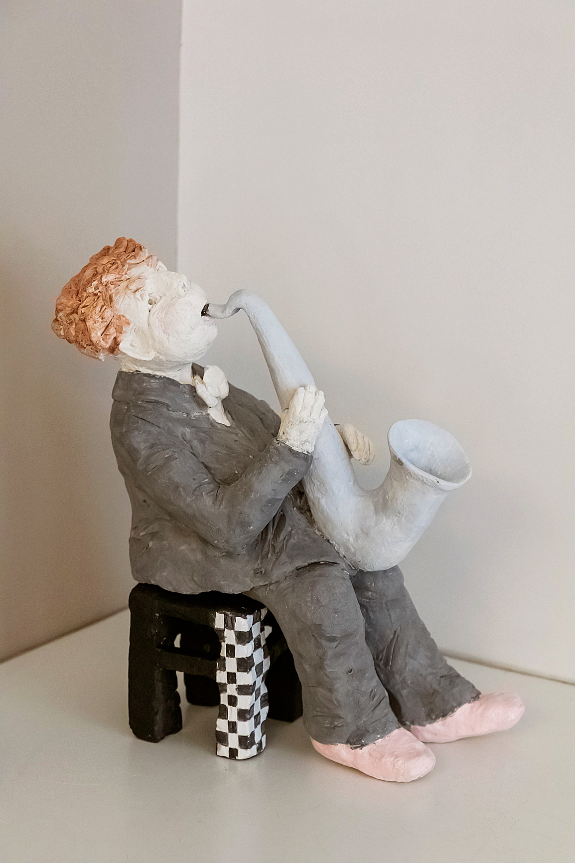 Sculpture "Improvisation Chromatique" en grès - 1600€