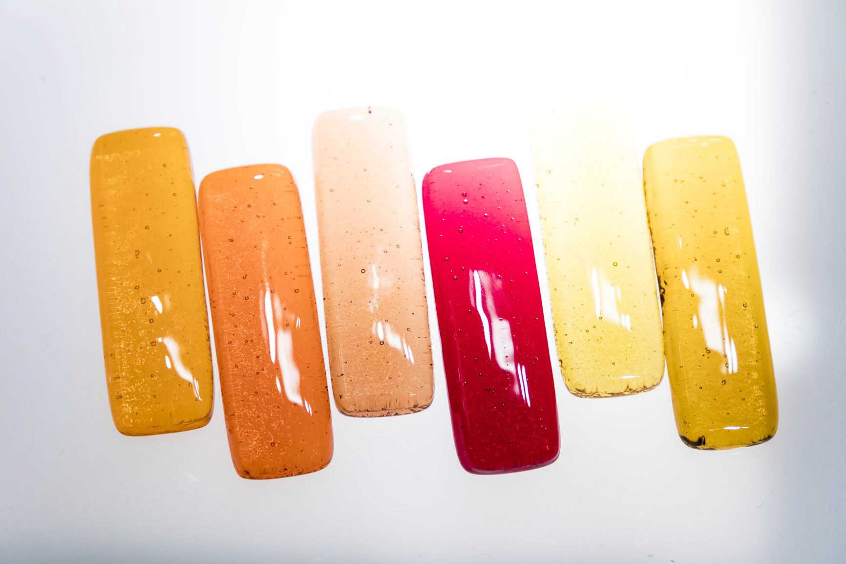 Lot de 6 porte-couteaux en verre - 62€