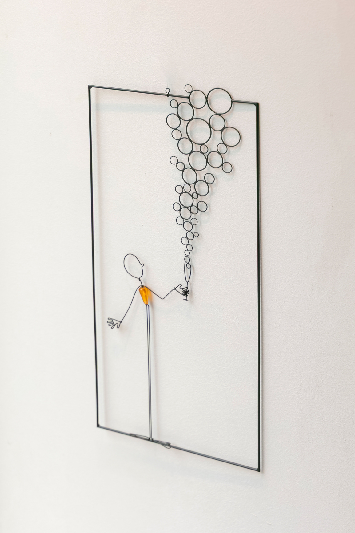 Mobile "Tchin" PM en verre et métal - 270€