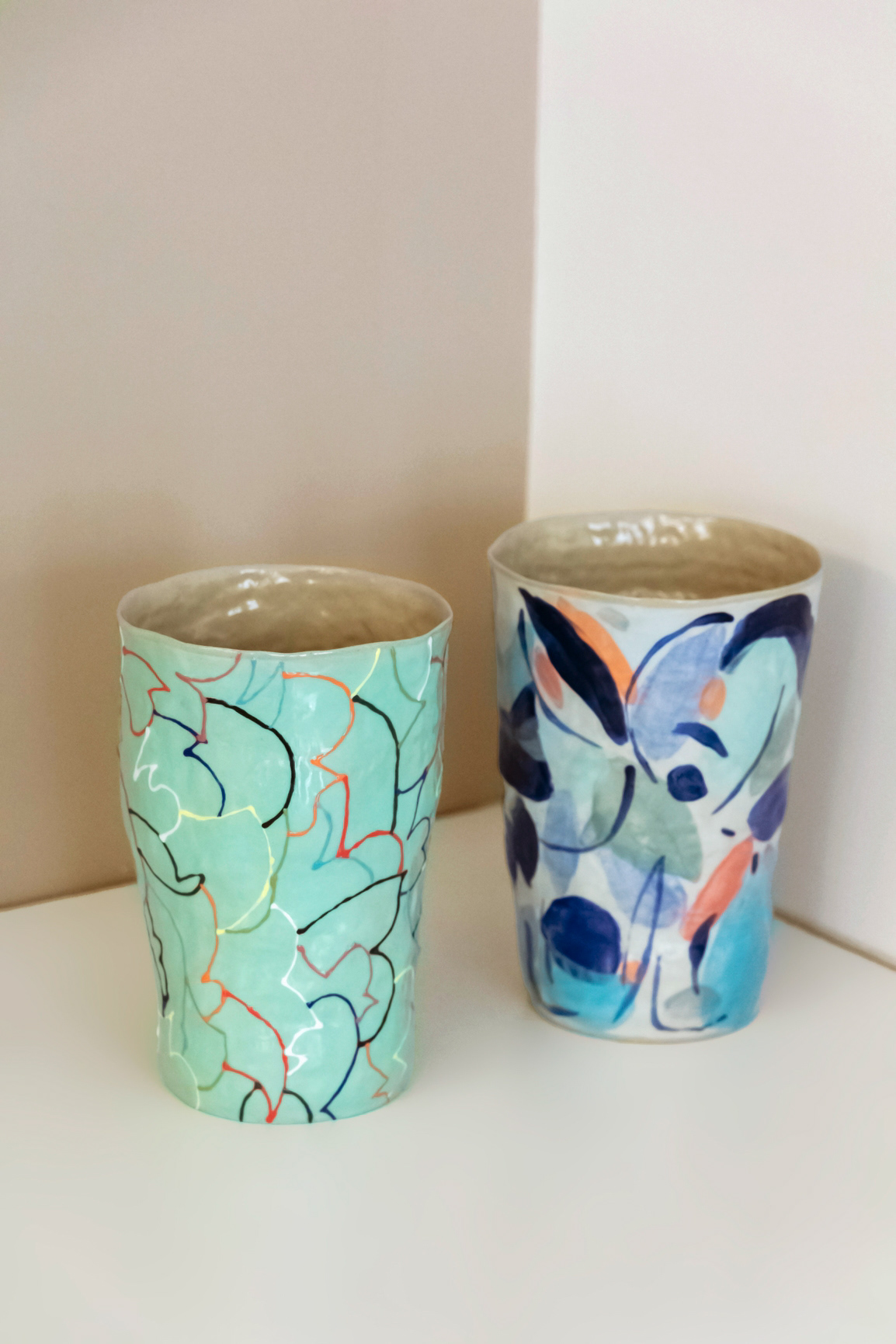 Vase "Béatrice" M/L en grès - 174€