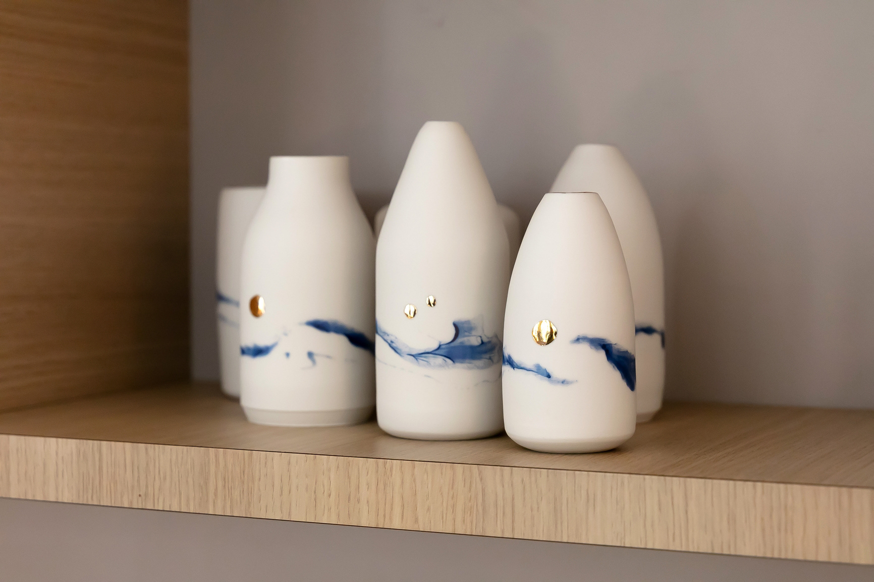 Vase en porcelaine et or - à partir de 35€