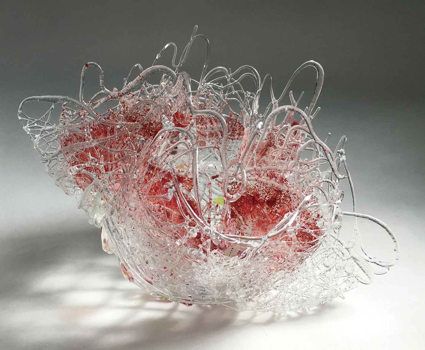 Sculpture en verre, parfum de l'eau rouge - 220€
