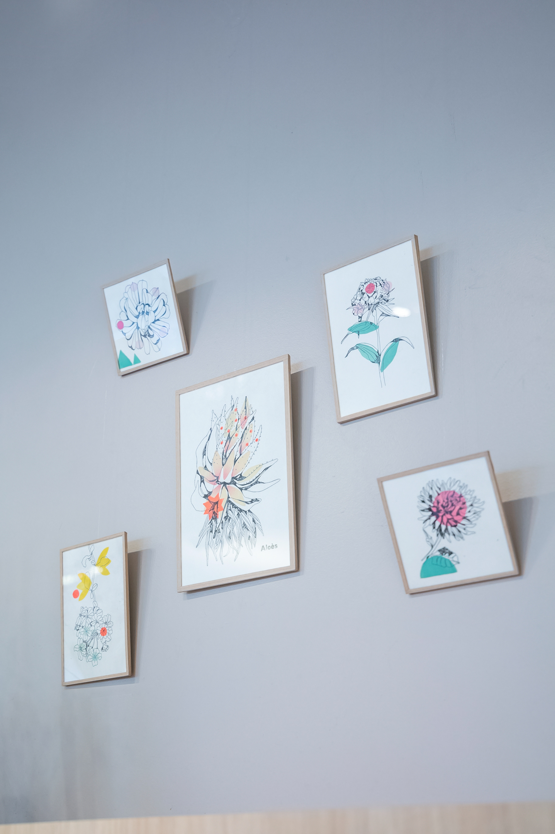 Eaux fortes & Linogravures "Fleur" - à partir de 25 €
