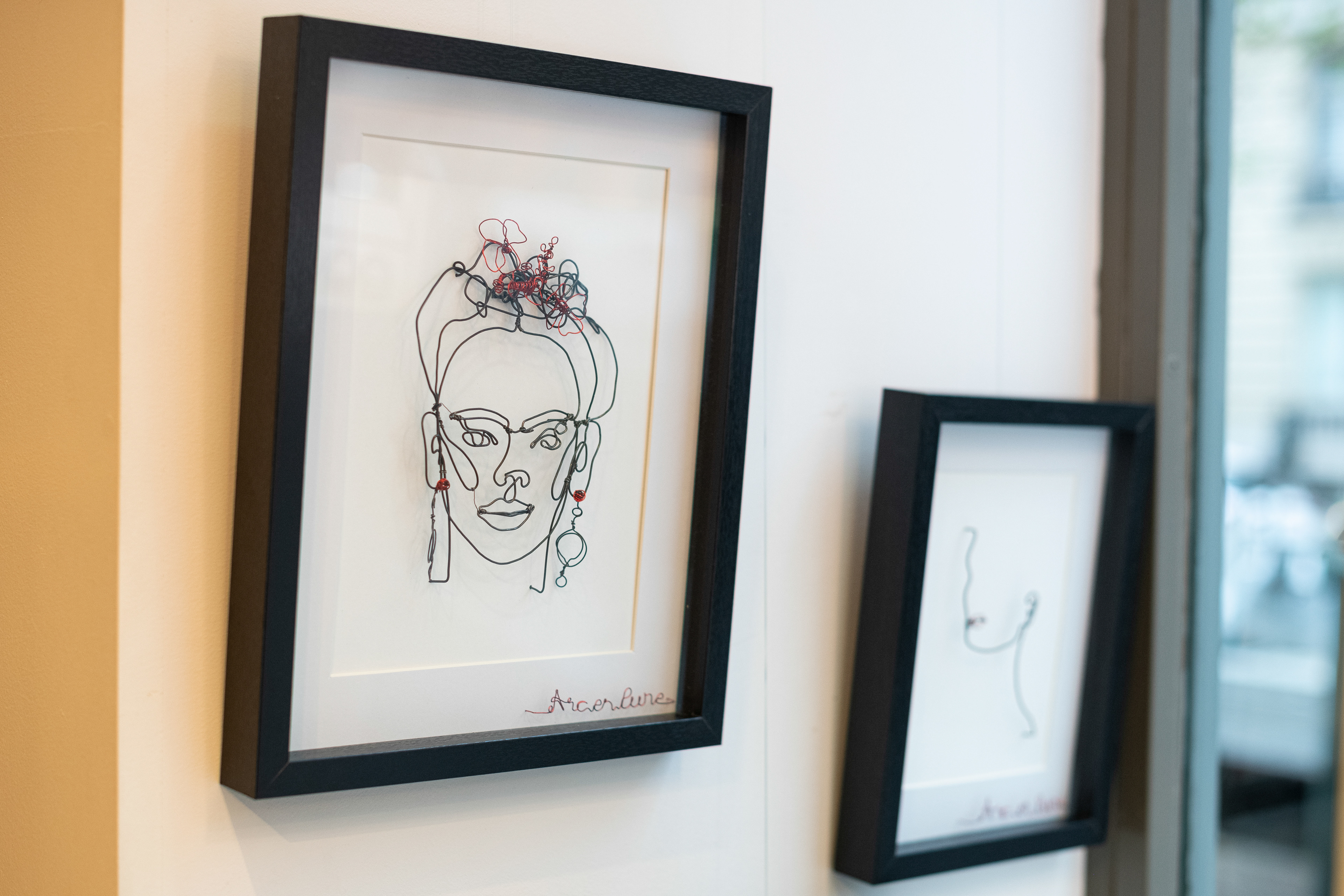 Tableau fil de métal - 320€