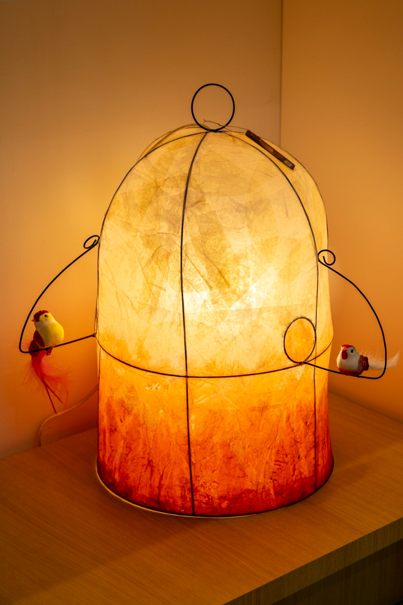 Volière en papier et fil de métal - 320€