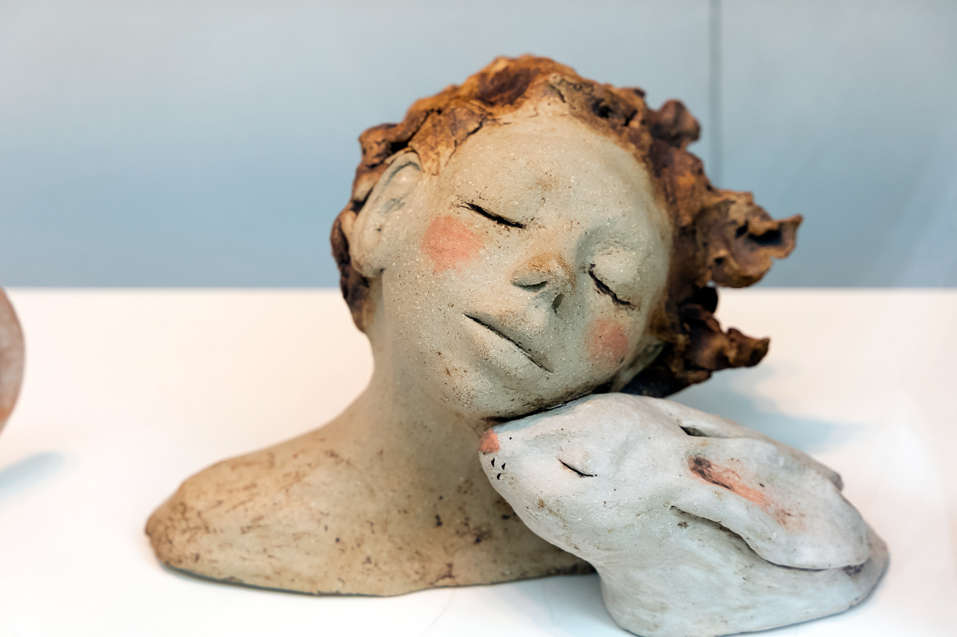 Sculpture Mon Lapin en grès - 440€