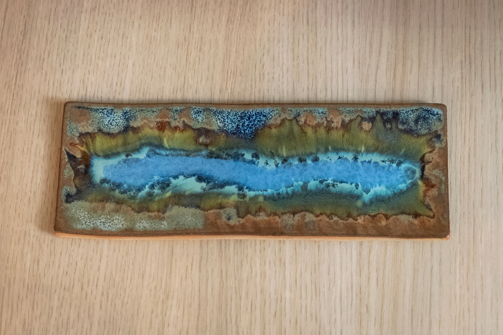Plateau en céramique cristallisée - 58€