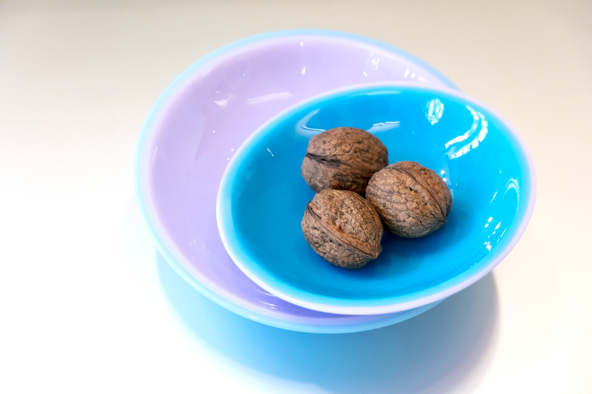 Coupelles rondes en verre : PM 39€ | GM 49€